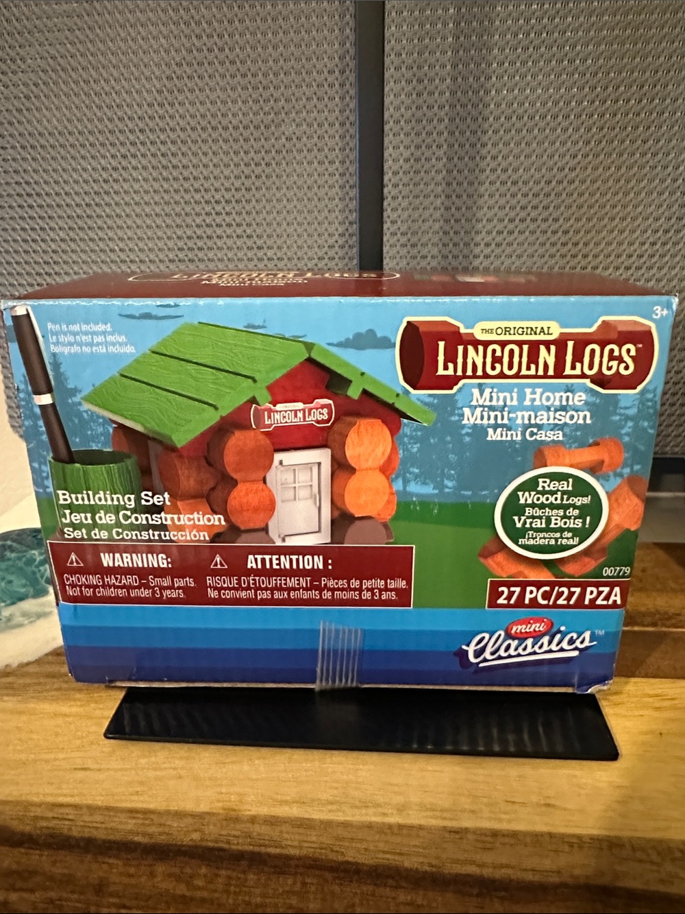 Lincoln Logs Mini Home Building Set - Green Roof